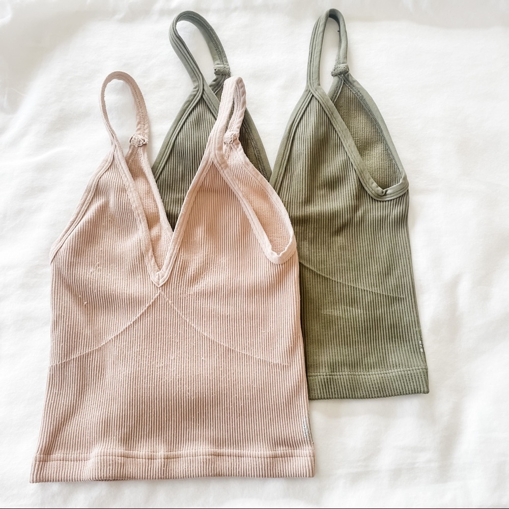 FREE PEOPLE happiness runs v-neck tank bundle